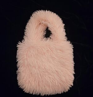 Forever 21 Soft Pink Faux Fur Bag